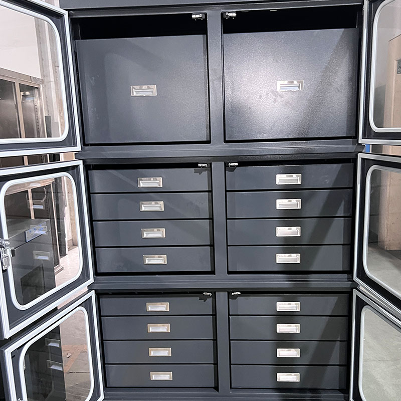 SUS304 N2 cabinet with drawers